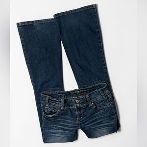 Y2K Amethyst low rise flare jeans